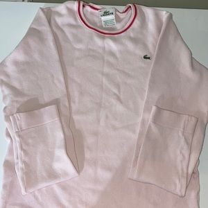 Lacoste long sleeves pink tee